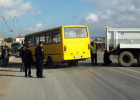 Sumqayıtda marşrut avtobusu qəzaya düşüb, yaralananlar var