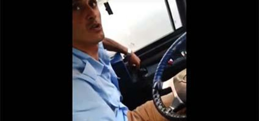 Avtobusda daha bir sürücü özbaşınalığı: «Çənəni sındıraram
