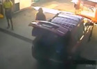 Qadın ölümdən güclə qurtuldu