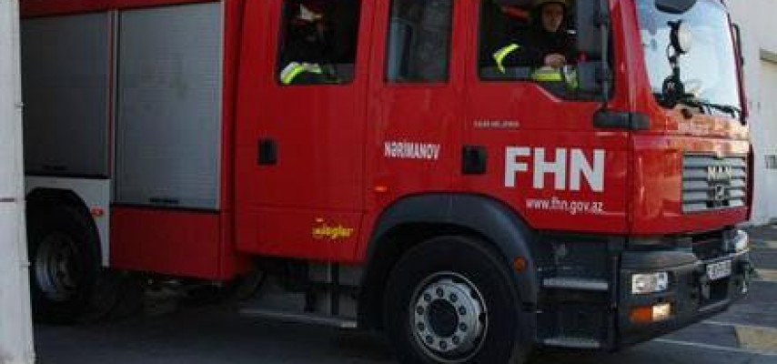 “Kraz” və "Ford" yandı