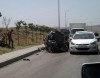 Bakıda qəza yolu bağladı