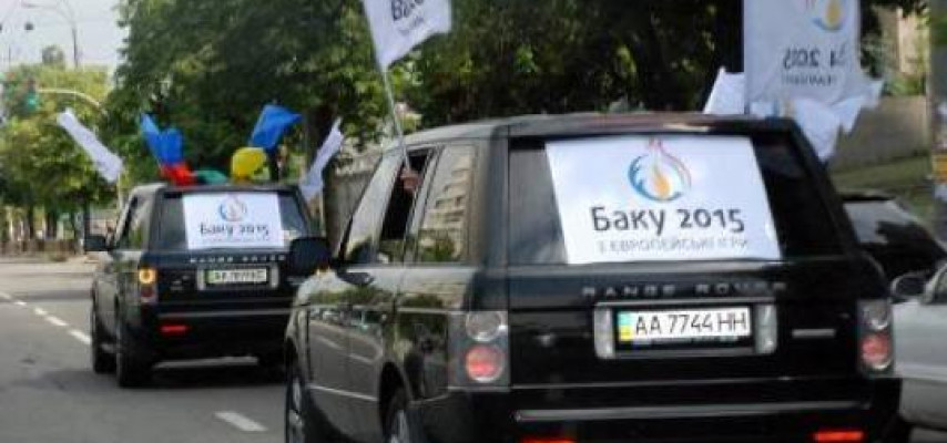 Kiyevdə “Bakı-2015” avtoyürüşü