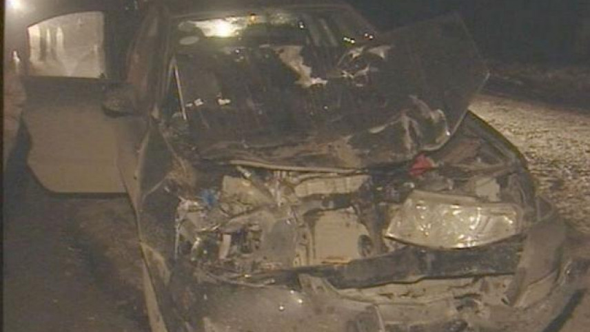 «Opel»lə “Qazel” toqquşdu; sürücü yaralandı