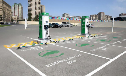 Azərbaycanda elektrik avtomobilləri üçün enerji doldurma məntəqələri quraşdırılır