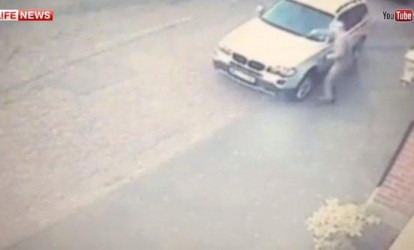 Başqasının «BMW»-sini yandırdı, özü də yandı
