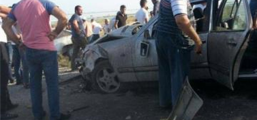 Bakıda iki maşın toqquşdu