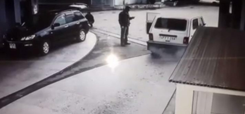 Qazla işləyən «Niva» belə partladı