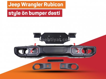 Jeep Wrangler rubicon style ön bumper