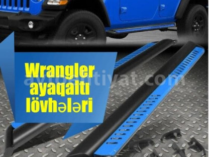 Jeep Wrangler ayaqaltı lövhələri