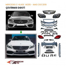 C-class modelinin AMG C63 paketə yığılması