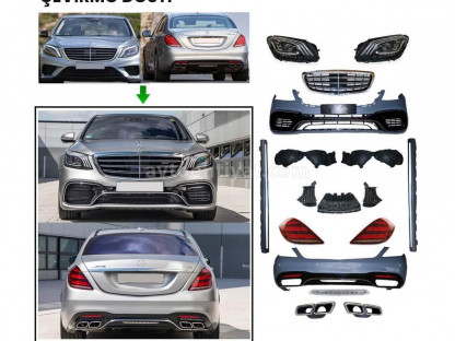 Mercedes w222 S63 modelə yığılması