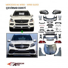 ML w166 GLE 63 modelə yığılması