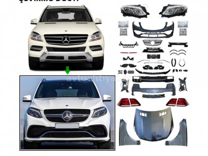 ML w166 GLE 63 modelə yığılması