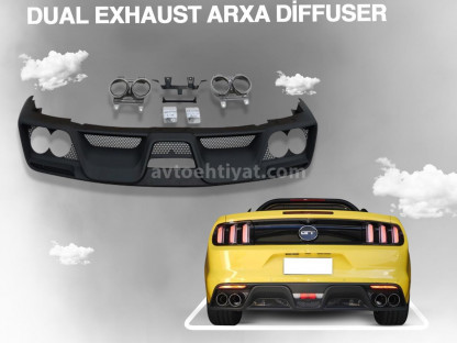 FORD MUSTANG DUAL EXHAUST ARXA DIFFUSER