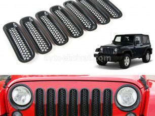 Jeep Wrangler Ön barmaqlığı və Fara örtüyü