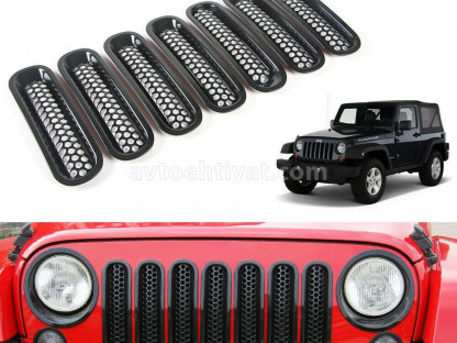 Jeep Wrangler Ön barmaqlığı və Fara örtüyü