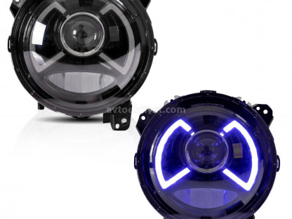 Jeep Wrangler led fara dəsti rubicon üslubunda