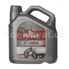 Oksello 20w50 Tam sentetik 4T CI-4 4L