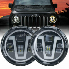 Jeep Wrangler Led fara dəsti