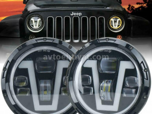 Jeep Wrangler Led fara dəsti