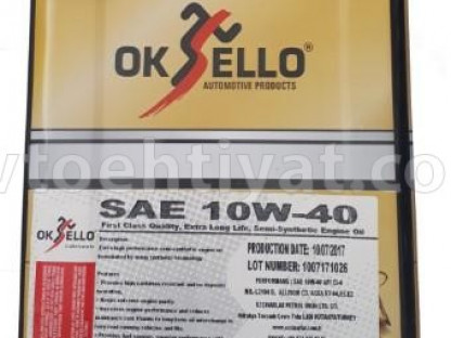 Oksello 10w40 Yari Sentetik CI-4, 16L